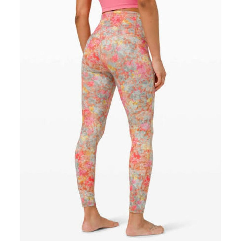 Lululemon Unlimit High-Rise Tight 25" Size 2 Inflorescence Multi Floral Nulu
